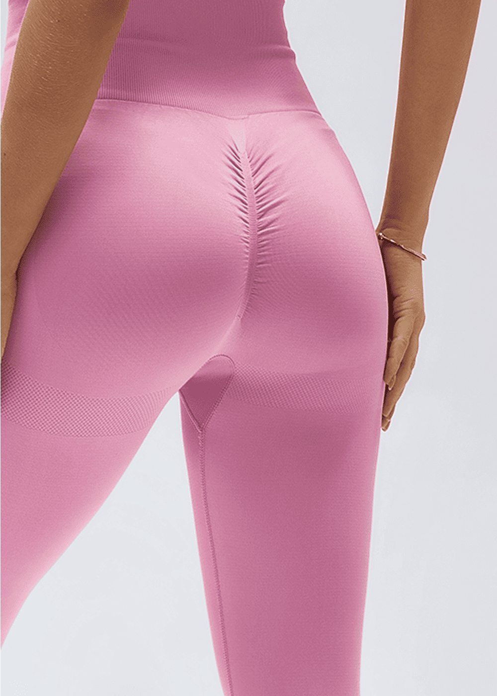 Legging Poliamida Modeladora Lisa Rosa