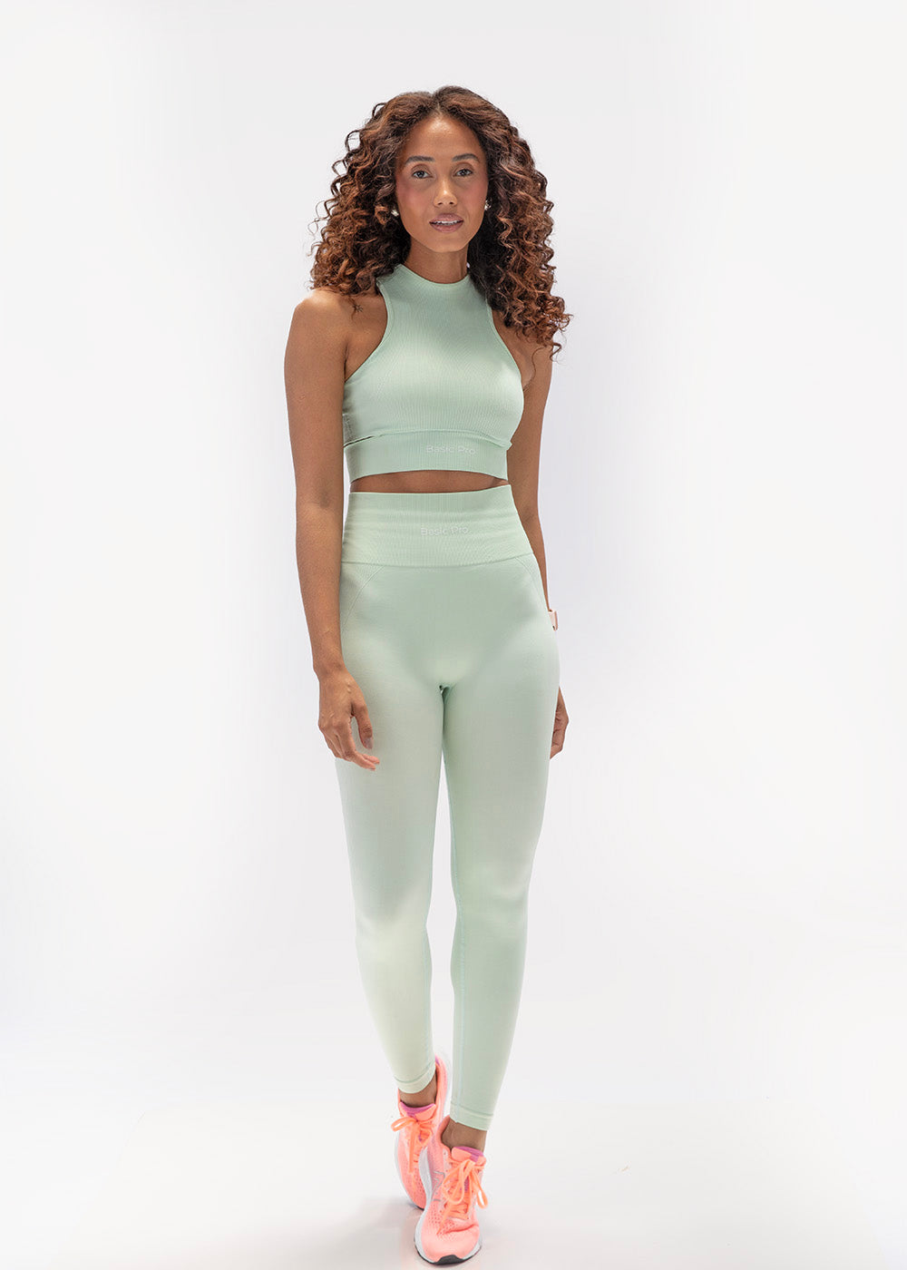Legging Poliamida Modeladora Lisa Verde