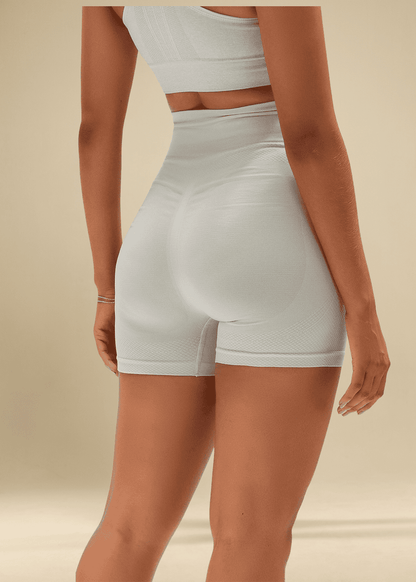 Short Fitness Modelador Cinza - Logo Símbolo