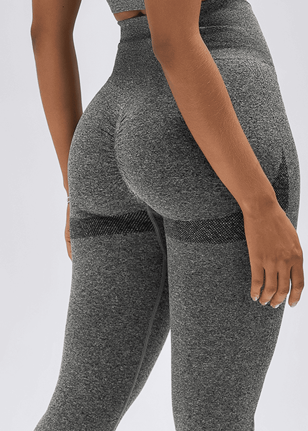 Legging Poliamida Modeladora Mescla Preto