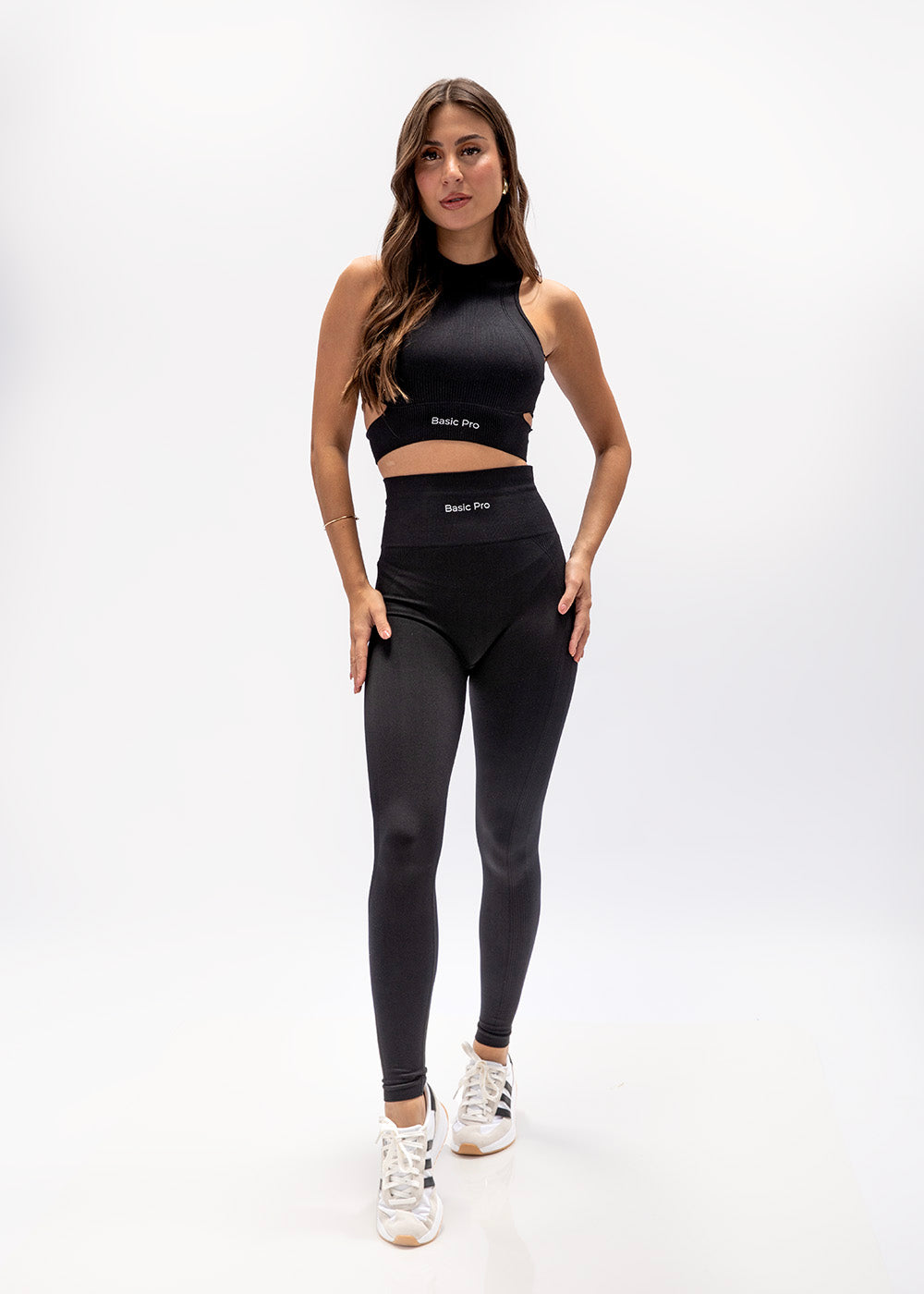 Legging Poliamida Modeladora Lisa Preto