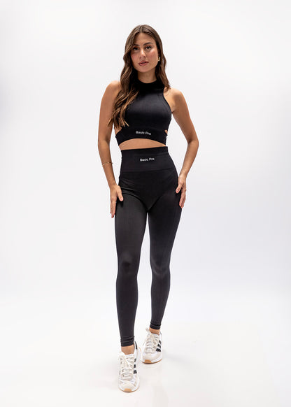 Legging Poliamida Modeladora Lisa Preto
