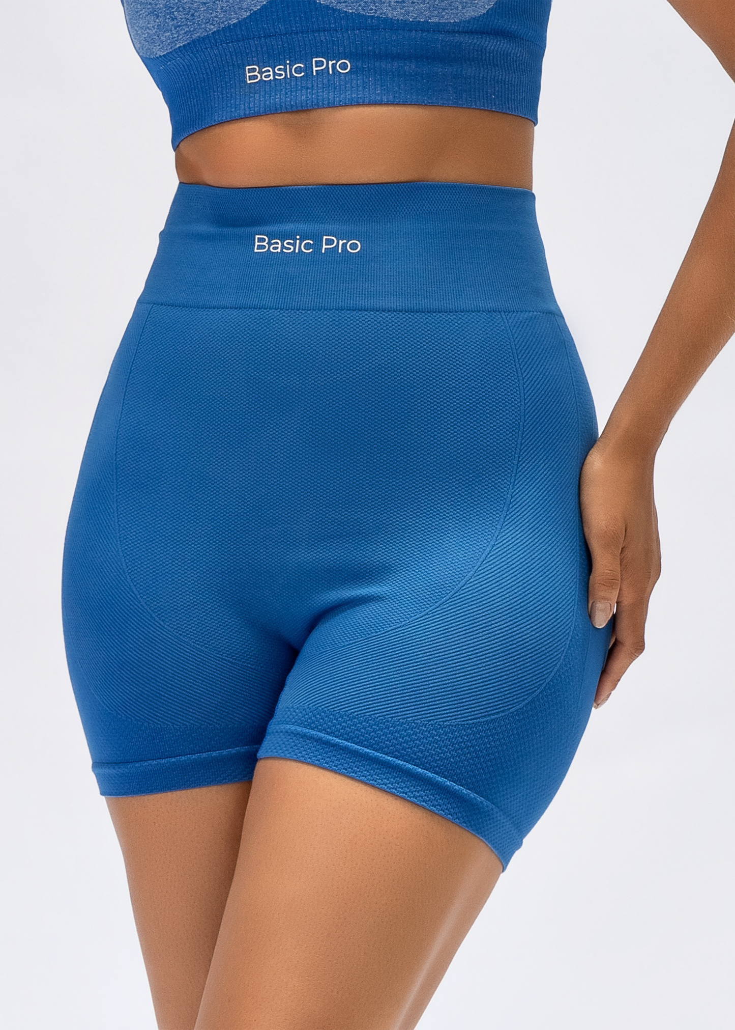 Short Fitness Modelador Azul