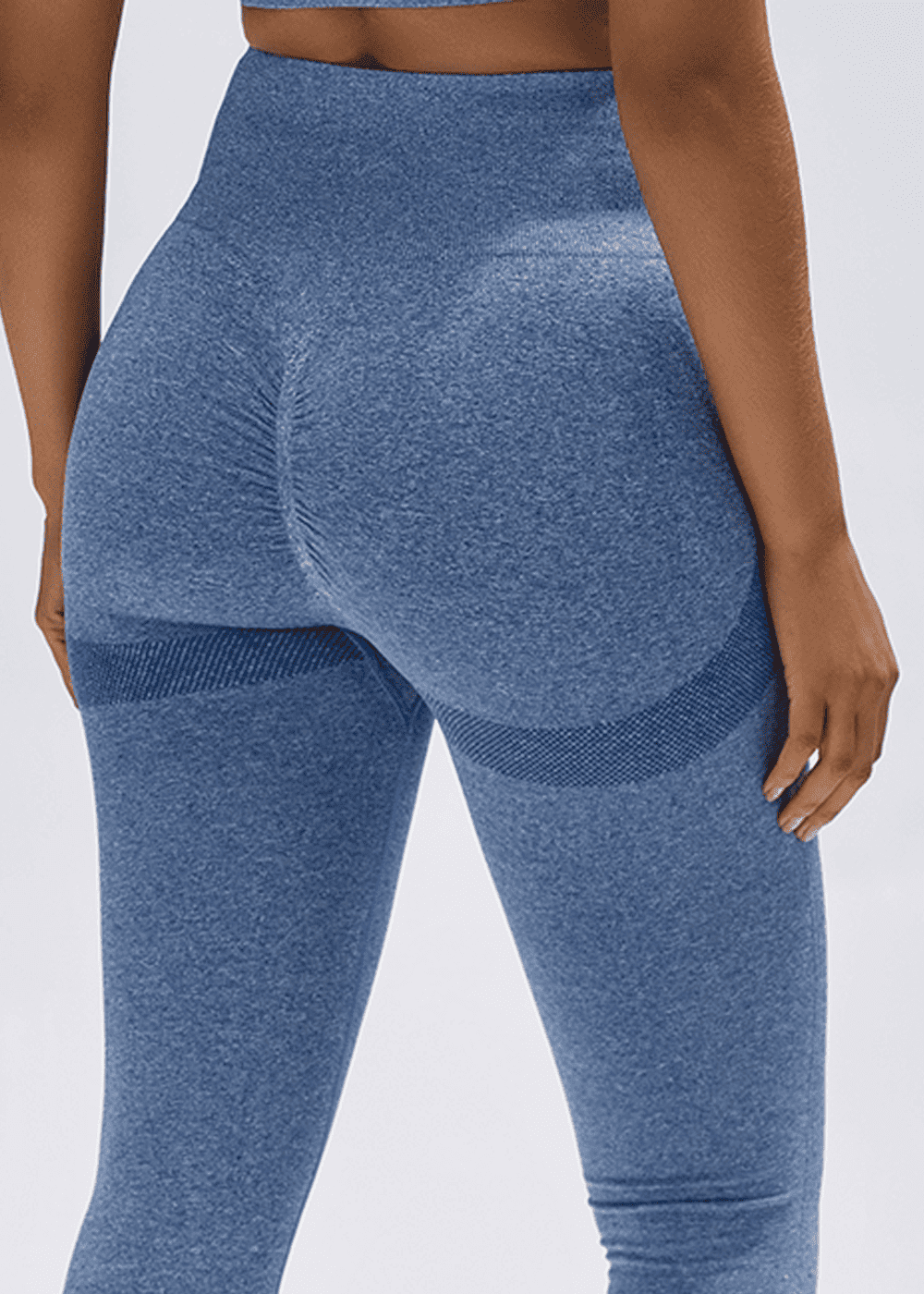 Legging Poliamida Modeladora Mescla Azul