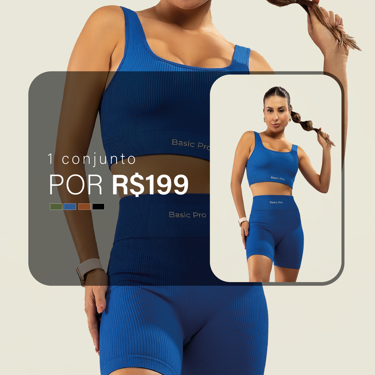 3 peças por R$ 99